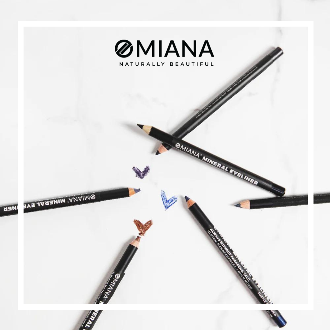 Titanium-Dioxide Free Mineral Eyeliner Pencils 