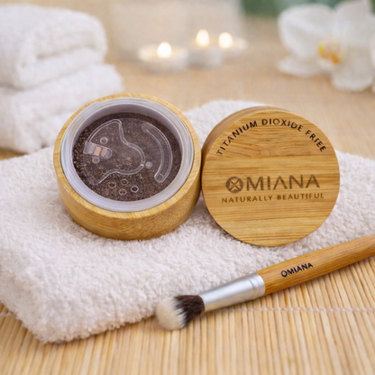 Sombra de ojos brillante en polvo suelto de dos ingredientes: ¡sin dióxido de titanio, óxido de zinc, arcilla y más!