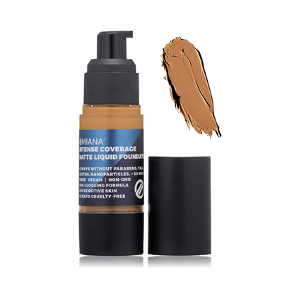 Intense Coverage Liquid Foundation - Mica-Free, Talc-Free, & More!