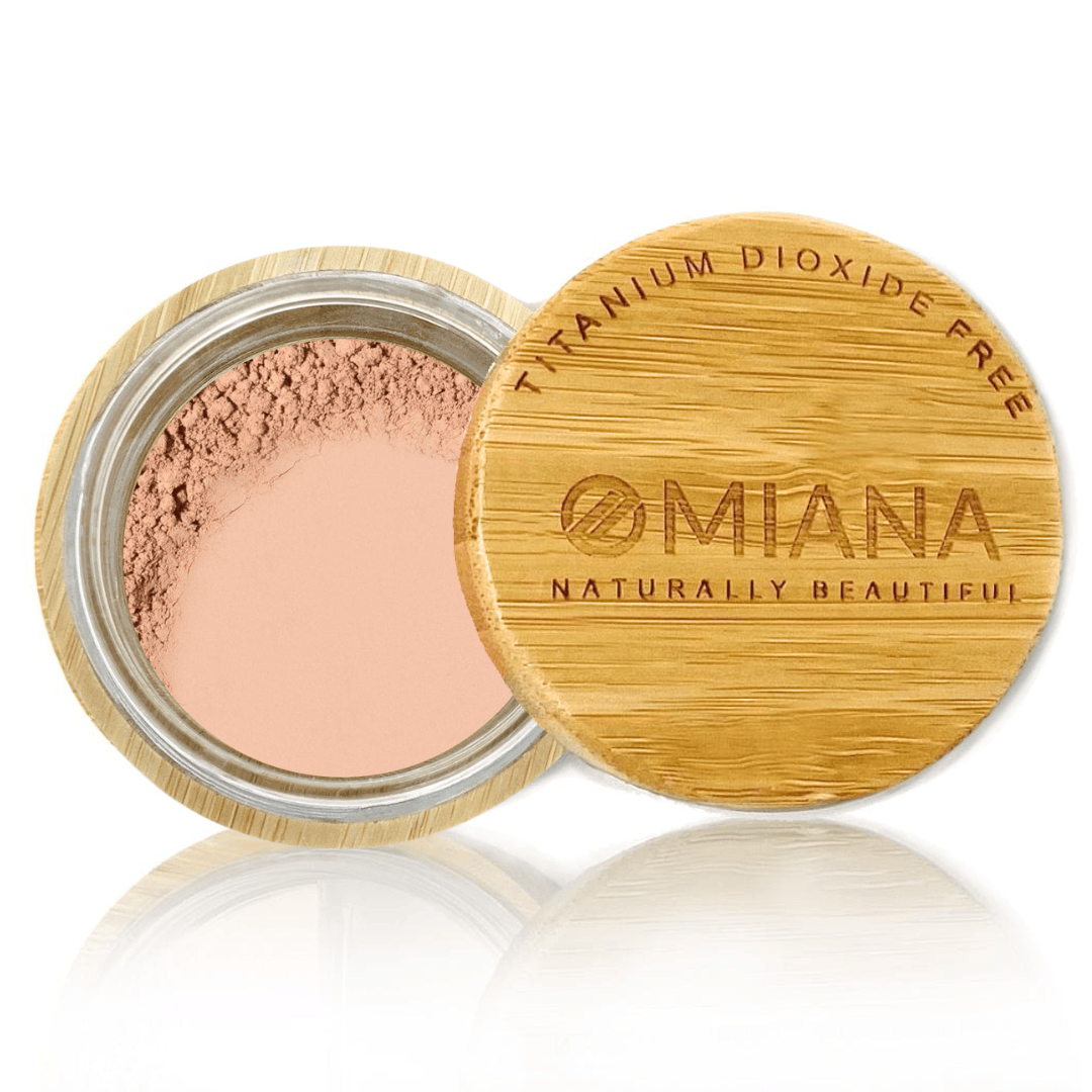 Omiana Beauty Foundation Courageous / 6g ($5.67/g) Loose Powder Mineral Foundation - Without Mica, Titanium Dioxide, & More!