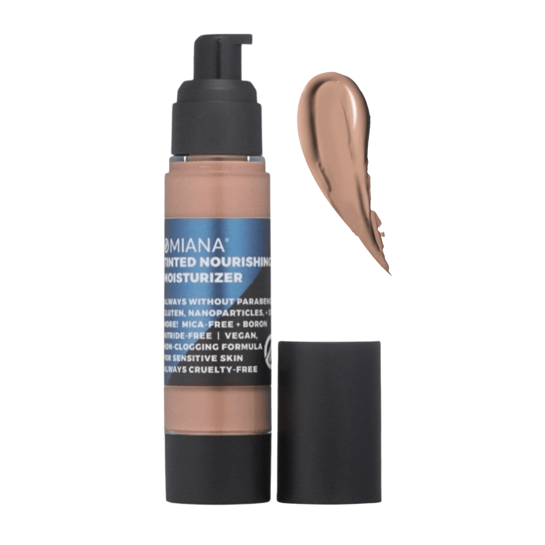 Omiana Natural Beauty Foundation Neutral Medium Tinted Nourishing Moisturizer - Mica-Free, Boron Nitride-Free, & More!
