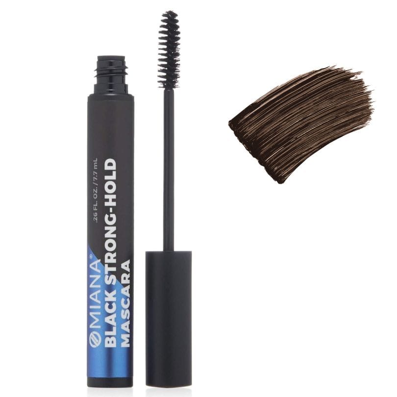 Omiana Natural Beauty Mascara Brown Strong-Hold Mascara - No Titanium Dioxide, Mica, & More!