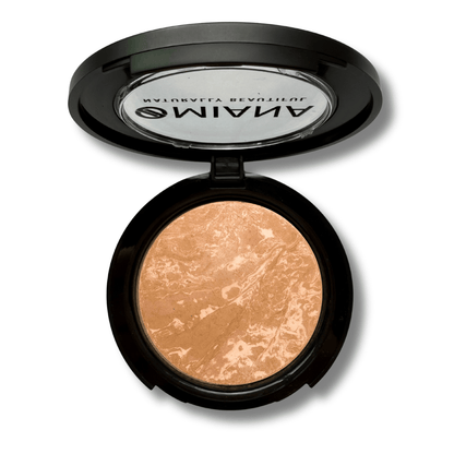 Omiana Natural Cosmetics Foundation Honey Adaptive Pressed Powder Foundation - Titanium Dioxide-Free, & More!