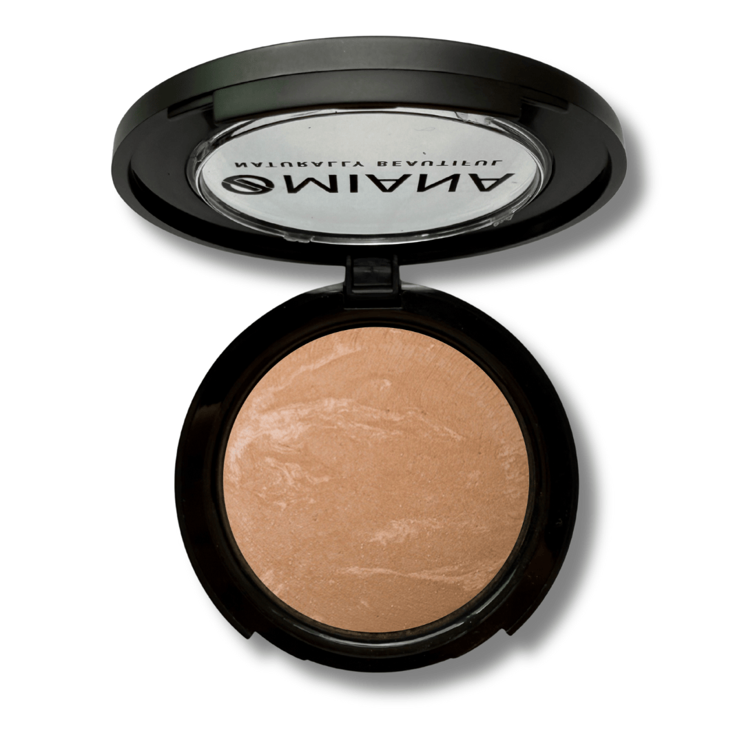 Omiana Natural Cosmetics Foundation Malt Adaptive Pressed Powder Foundation - Titanium Dioxide-Free, & More!