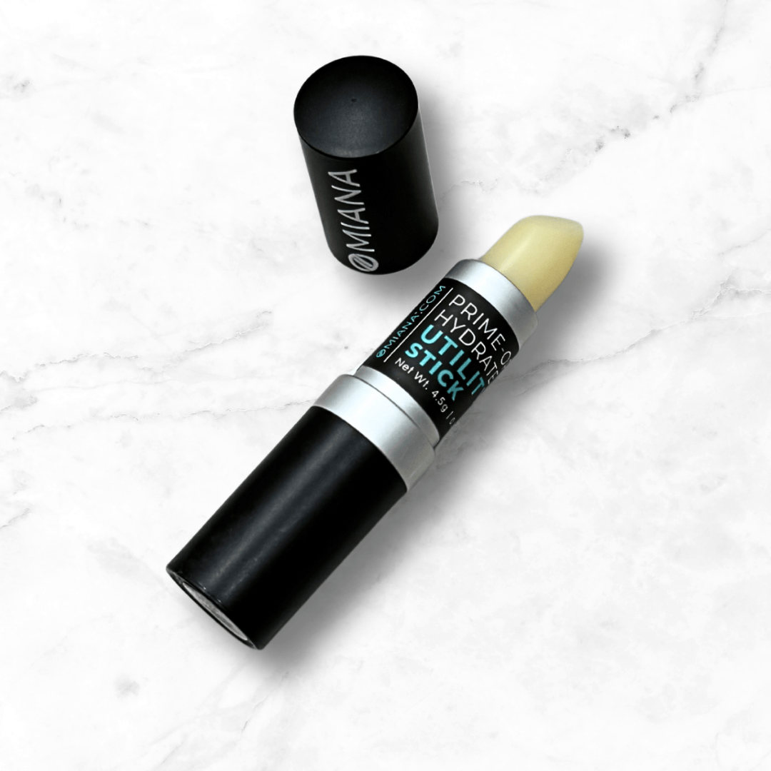 Omiana Natural Cosmetics Multi-Task / Skincare Prime-or-Hydrate Utility Stick - Titanium Dioxide-Free, Paraben-Free, & More!